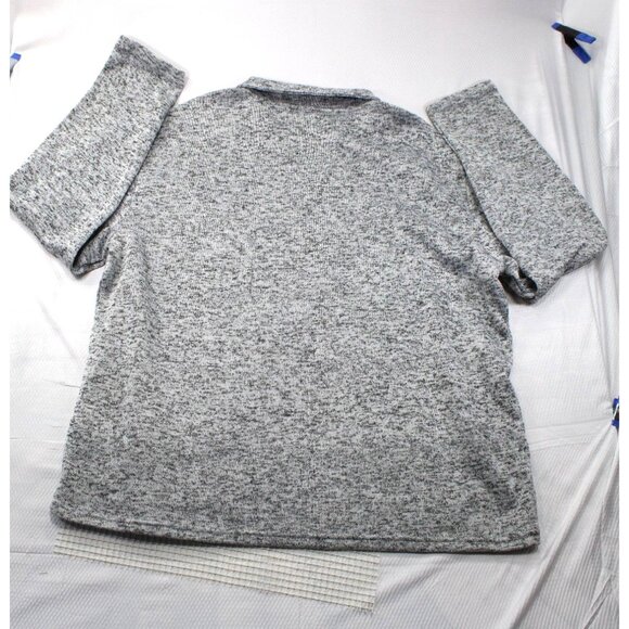 Atlas For Men Grey Canada Wild Park 1/4 Zip Pullover 5XL - Picture 7 of 7